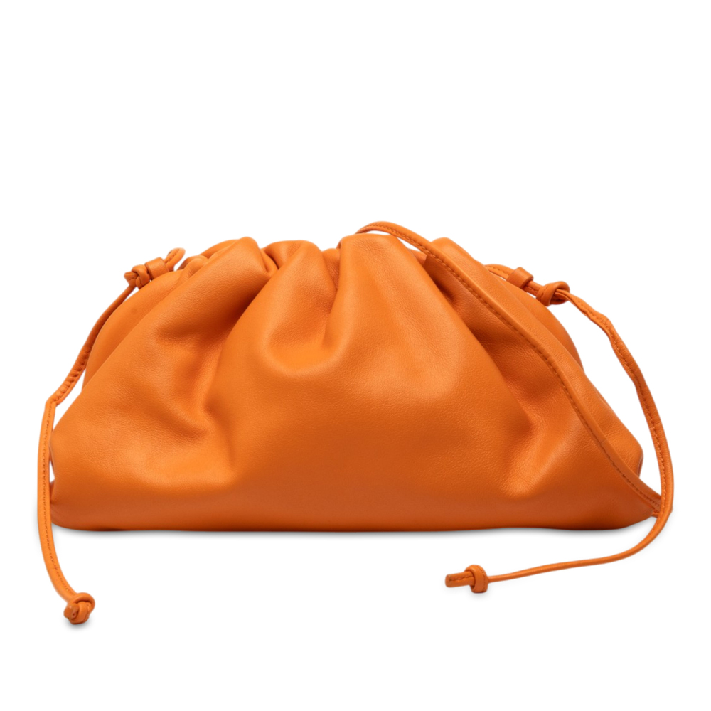 Pre-Loved Bottega Veneta Lambskin The Mini Pouch Crossbody